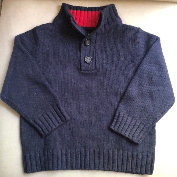 OshKosh B'gosh Other - Blue 3 Button Crew/Turtleneck Sweater